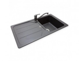 Мойка для кухни Teka Simpla 45-B TG 86х50 см врезная тегранит серый металлик 40144515