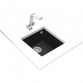 Мойка для кухни Teka Square 40.40 TG 44х44 см под столешницу тегранит черный 115230025