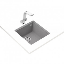 Мойка для кухни Teka Square 40.40 TG 44х44 см под столешницу тегранит серый 115230026