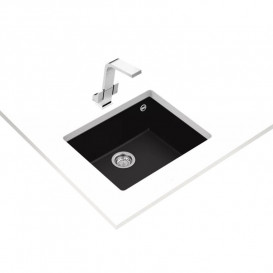 Мийка для кухні Teka Square 50.40 TG 54х44 см під стільницю теграніт чорний 115230020
