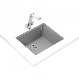 Мийка для кухні Teka Square 50.40 TG 54х44 см під стільницю теграніт сірий камінь 115230021