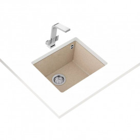 Мойка для кухни Teka Square 50.40 TG 54х44 см под столешницу тегранит светло бежевый 115230022