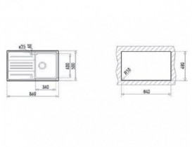 Мойка для кухни Teka Stage 45 B 86х50 см нержавеющая сталь 30000610