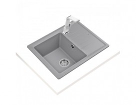 Мийка для кухні Teka Stone 45 B-TG 1B 1D врізна 1 чаша сірий металік 115330042