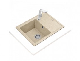 Мойка для кухни Teka Stone 45 B-TG 1B 1D врезная 1 чаша песочный 115330044