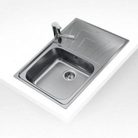 Мойка для кухни Teka Universo Max 79 1B 1D 79х50 см нержавеющая сталь микротекстура 115120003