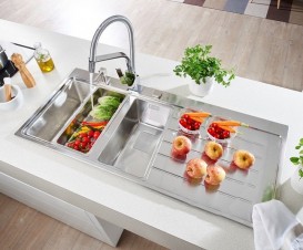 Мийка для кухні Teka Zenit R15 1 + 1 / 2B 1D RHD врізна 2 чаші нержавіюча сталь 13139007