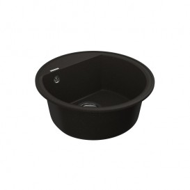 Мойка для кухни Vankor Easy Ø44,5 см кварц черный Easy EMR 01.45 Black