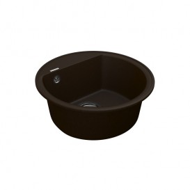 Мийка для кухні Vankor Easy Ø44,5 см кварц шоколад Easy EMR 01.45 Chocolate