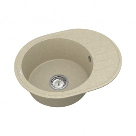 Мийка для кухні Vankor Lira 57х45 см кварц бежевий Lira LMO 02.57 Beige