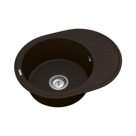 Мийка для кухні Vankor Lira 57х45 см кварц шоколад Lira LMO 02.57 Chocolate