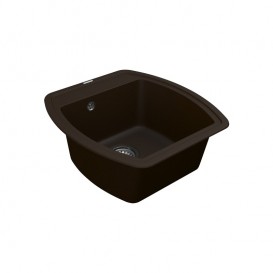 Мийка для кухні Vankor Norton 48х50,5 см кварц шоколад Norton NMP 01.48 Chocolate