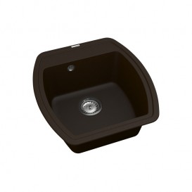 Мийка для кухні Vankor Norton 48х50,5 см кварц шоколад Norton NMP 01.48 Chocolate