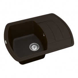 Мийка для кухні Vankor Norton 67х50 см кварц шоколад Norton NMP 02.67 Chocolate