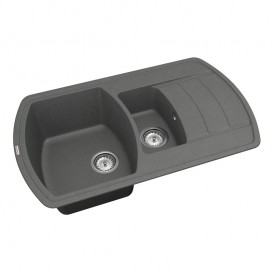 Мийка для кухні Vankor Norton 85,5х50 см кварц сірий Norton NMP 04.86 Gray