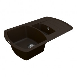 Мийка для кухні Vankor Norton 85,5х50 см кварц шоколад Norton NMP 04.86 Chocolate