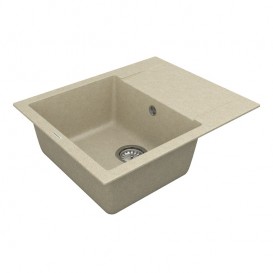 Мойка для кухни Vankor Orman 58,5х48 см кварц бежевый Orman OMP 02.61 Beige