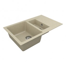 Мийка для кухні Vankor Orman 78,5х49 см кварц бежевий Orman OMP 04.80 Beige