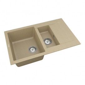 Мийка для кухні Vankor Orman 78,5х49 см кварц сафарі Orman OMP 04.80 Safari