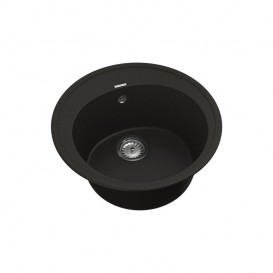 Мойка для кухни Vankor Sity Ø49,5 см кварц черный Sity SMR 01.50 Black