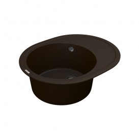Мойка для кухни Vankor Sity 60,5х49 см кварц шоколад Sity SMO 02.61 Chocolate