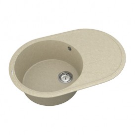 Мойка для кухни Vankor Sity 76,5х50 см кварц бежевый Sity SMO 02.78 Beige
