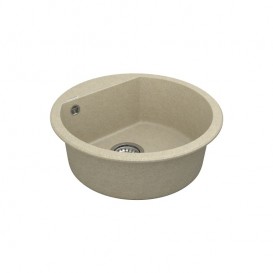 Мойка для кухни Vankor Tera Ø50,5 см кварц бежевый Tera TMR 01.50 Beige
