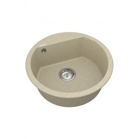 Мойка для кухни Vankor Tera Ø50,5 см кварц бежевый Tera TMR 01.50 Beige