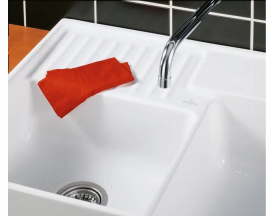 Мийка для кухні Villeroy & Boch Double-bowl sink подвійна 89,5х63 см кераміка stone white 632392RW