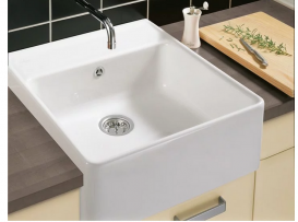 Мийка для кухні Villeroy & Boch Single-bowl sink 59,5х63 см кераміка stone white 632061RW