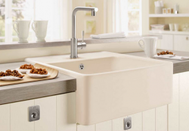 Мийка для кухні Villeroy & Boch Single-bowl sink 59,5х63 см кераміка crema 632061KR
