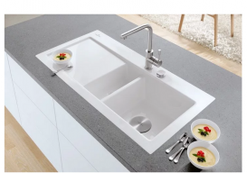 Мойка для кухни Villeroy & Boch Subway 60 Flat 96,5х47,5 см чаша справа керамика white alpin 67122FR1