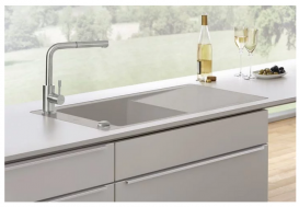 Мойка для кухни Villeroy & Boch Timeline 60 Flat 96,5х47,5 см керамика fossil 67902FKD