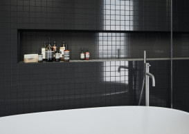 Мозаїка Cerrad Cambia Black lappato 29,7х29,7 см 5903313312691