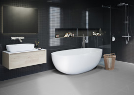 Мозаїка Cerrad Cambia Black lappato 29,7х29,7 см 5903313312691