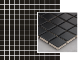 Мозаїка Paradyz Albir Nero K.2,3X2,3 29,8х29,8 см M-P-298X298-1-ALBI.NE---2