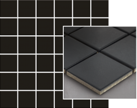 Мозаика Paradyz Albir Nero K.4,8X4,8 29,8х29,8 см M-P-298X298-1-ALBI.NE44-2