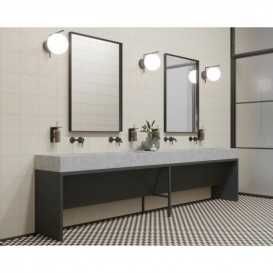 Мозаика Paradyz Modernizm Nero Prasowana K.3,6X4,4 Mix B 30,86x30,86 см M-P-309X309-1-MODM.NEMXB