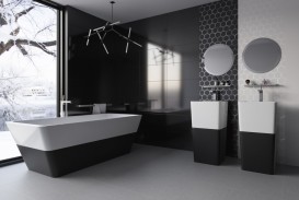 Мозаїка Paradyz Uniwersalna Mozaika Prasowana Nero Hexagon 22х25,5 см M-P-220X255-1-UNIW.NEHE