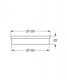 Мильниця Grohe Atrio 40256003