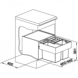 Сміттєва система Blanco Select 50/3 520779