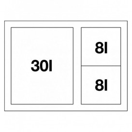 Мусорная система Blanco Select 60/3 XL Orga 520782