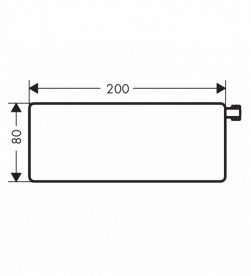Мильниця для душа Hansgrohe колекція Casetta E хром / білий 26511400