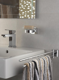 Мильниця для ванної Grohe QuickFix Start Cube з тримачем хром 41096000