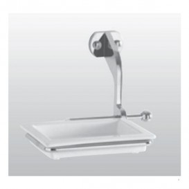 Мильниця для ванною Kerasan Waldorf з настінним тримачем білий / хром 740990