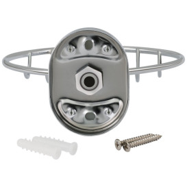 Мыльница для ванной Kroner KRM Elbe-ACC2902-1 с держателем хром CV022850