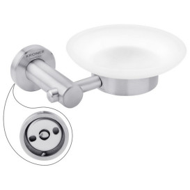 Мильниця для ванної кімнати Kroner KRP Edelstahl Klassisch-ESG3702 з тримачем нікель CV025639