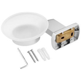 Мыльница для ванной Kroner KRP Graz-C95604 с держателем хром CV024596