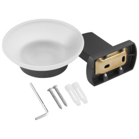 Мильниця для ванної Kroner KRP Graz-GRP95604 з тримачем графіт CV024597