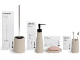 Мильниця для ванної Miraggio PurLine штучний камінь Mirastone пісок 8814467